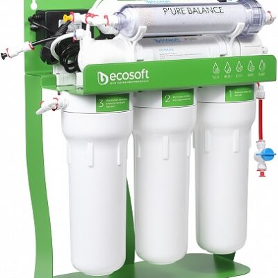 Statie de filtrare cu osmoză inversă ECOSOFT P’URE BALANCE CU POMPA