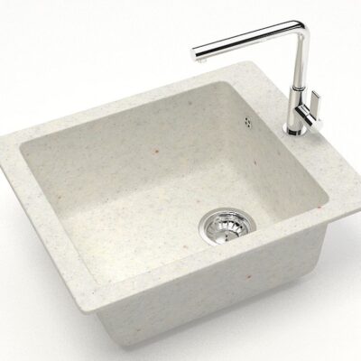 Chiuveta bucatarie Marrbaxx F008Q7 alb