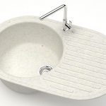 Chiuveta bucatarie Marrbaxx ovala 1 cuva alb F011Q7