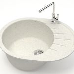 Chiuveta bucatarie Marrbaxx ovala 1 cuva alb F010Q7