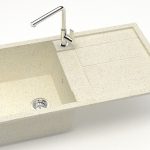 Chiuveta bucatarie Marrbaxx dreptunghiulara 1 cuva bej F017Q2