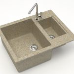 Chiuveta bucatarie Marrbaxx dreptunghiulara 2 cuve nisip F019Q5
