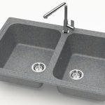 Chiuveta bucatarie Marrbaxx dreptunghiulara 2 cuve gri F020Q8