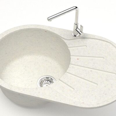 Chiuveta bucatarie Marrbaxx (1 cuva alb) F110Q7