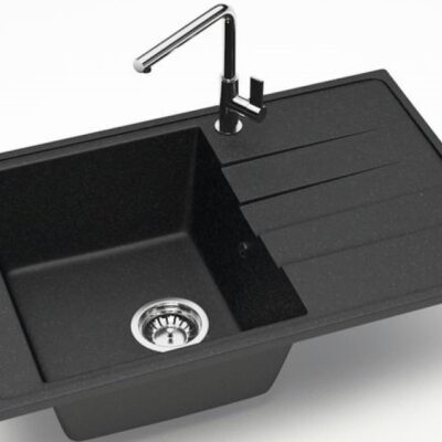 Chiuveta bucatarie Marrbaxx dreptunghiulara 1 cuva negru F032Q4