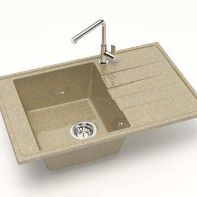 Chiuveta bucatarie Marrbaxx dreptunghiulara 1 cuva nisip F032Q5