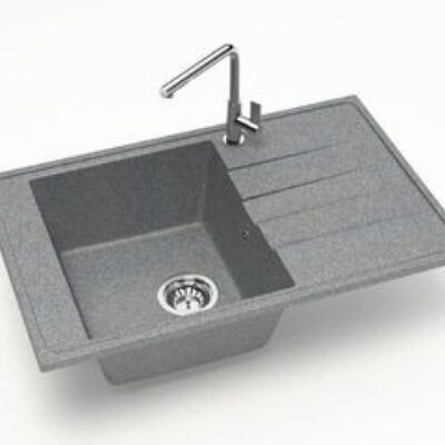 Chiuveta bucatarie Marrbaxx dreptunghiulara 1 cuva gri F032Q8