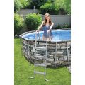 Piscina carcas metal Power Steel Oval (56719BW), 20241L - imagine 9