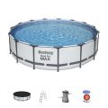 Piscina carcas metal Steel Pro Max (56438BW),16015L - imagine 4