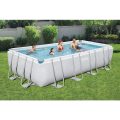 Piscina carcas metal Power Steel (56465BW), 14812L (pompa filtru pe cartus) - imagine 3