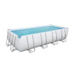 Piscina carcas metal Power Steel (56465BW), 14812L (pompa filtru pe cartus)