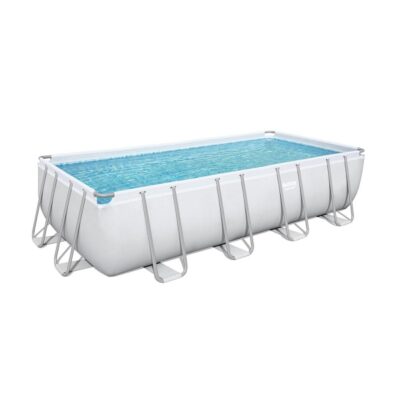 Piscina carcas metal Power Steel (56465BW), 14812L (pompa filtru pe cartus)