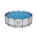 Piscina Bestway carcasa metalica Steel Pro Max (5618WBW), 12690 L - imagine 2
