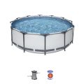 Piscina carcas metal Steel Pro Max (56260BW), 9150L - imagine 3