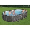 Piscina carcas metal Power Steel Oval (5611RBW), 20241L - imagine 2