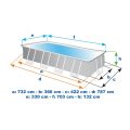 Piscina Carcas Metal ULTRA XTR FRAME (26368) ,31805L - imagine 3