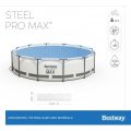 Piscina carcas metal Steel Pro Max (5612XBW),15232L - imagine 7