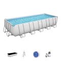 Piscina carcas metal Power Steel (5612BBW), 19281L - imagine 5