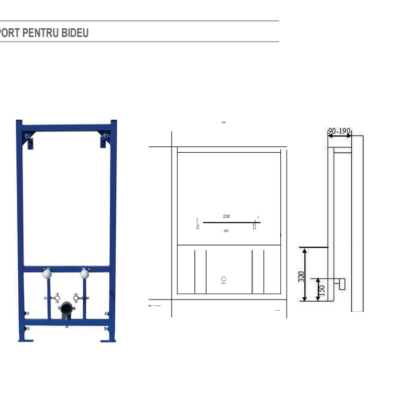 Rama p/u Bideu suspendat