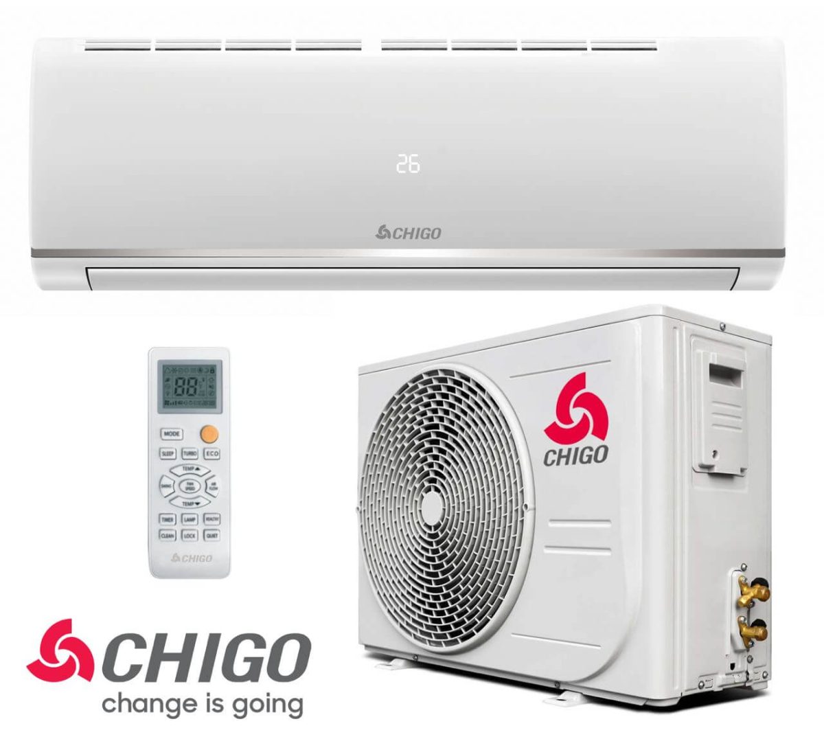 Conditioner Chigo 9000 BTU/ R32 / CS-25V3G - imagine 2