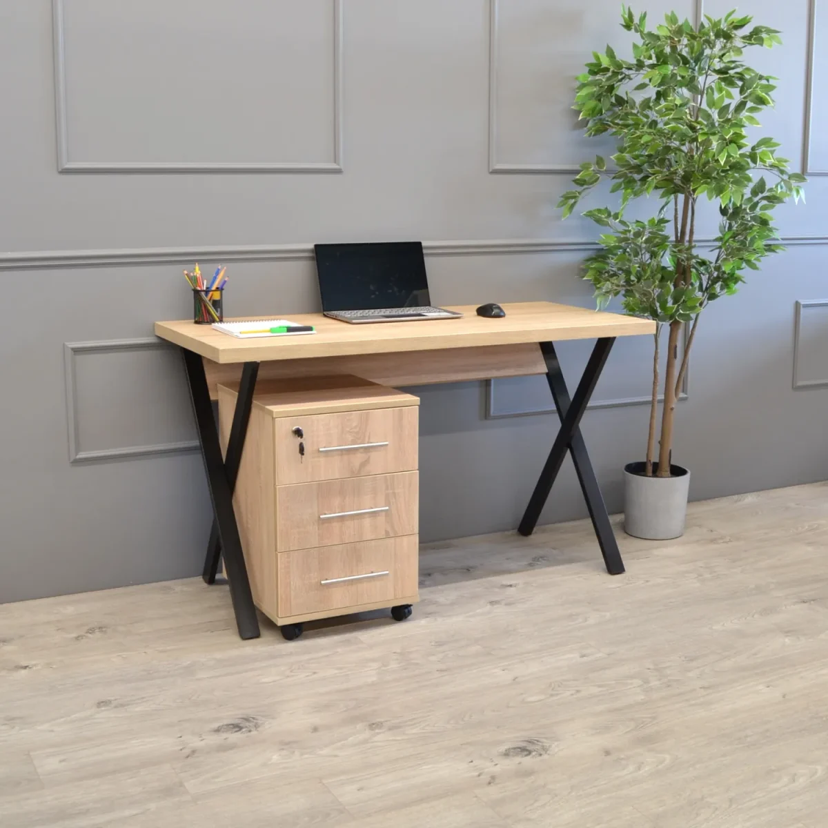 Masa birou ALEXA 130*60 - imagine 2