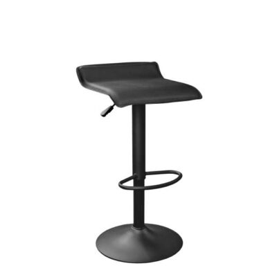 Scaun Bar SB-12~Black+Black Leg
