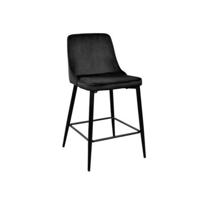 Scaun de Bar Clasic Small~Black HLR66 +Black Legs