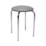 Scaun pe rama CHICO CHROME V-2~Grey