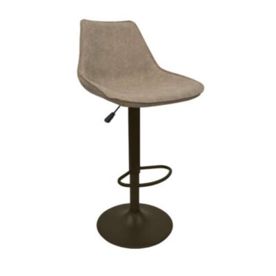 Scaun de bar SB-39~Beige+Bronz Leg
