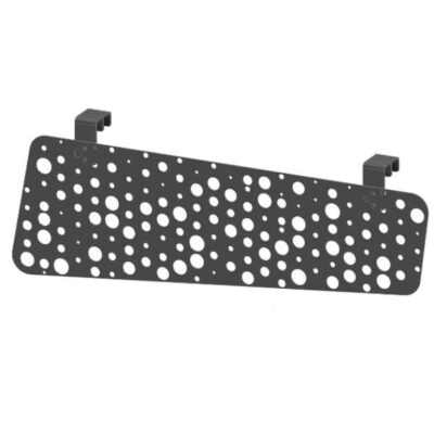 Ecran metalic perforat 981×317 (forma complexa) + 2 fix