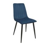 Scaun DC-90P~N63 Catifea Dark Blue+Black Legs