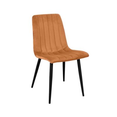 Scaun DC-90P~N43 Catifea Orange+Black Legs