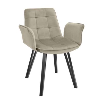 Scaun DC-18~Beige HLR8+Black Legs