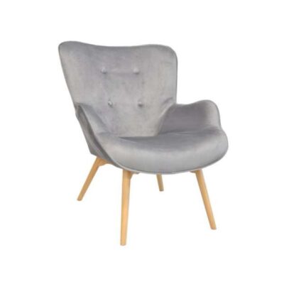 Fotoliu LEONARD~HLR20 Catifea Grey