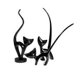 DECO-PISICI~Black 3 pcs