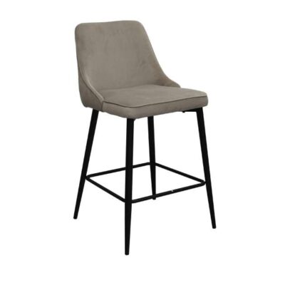 Scaun de Bar Clasic Small~Beige HLR7+Black Legs