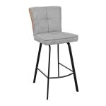 Scaun de bar Lorenz~Grey  JB8835