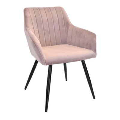 Scaun Iris~Pudra+Black Legs