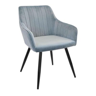 Scaun Iris~Light Blue HLR61+Black Legs