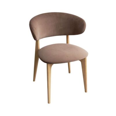 Scaun Roses~Royal Velvet 4+Natural Legs