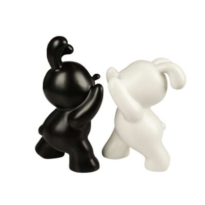 Deco Iepuri Black & White