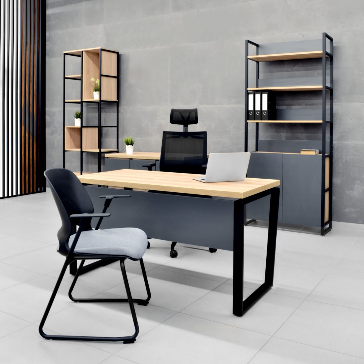 Scaun NEO black+grey - imagine 2