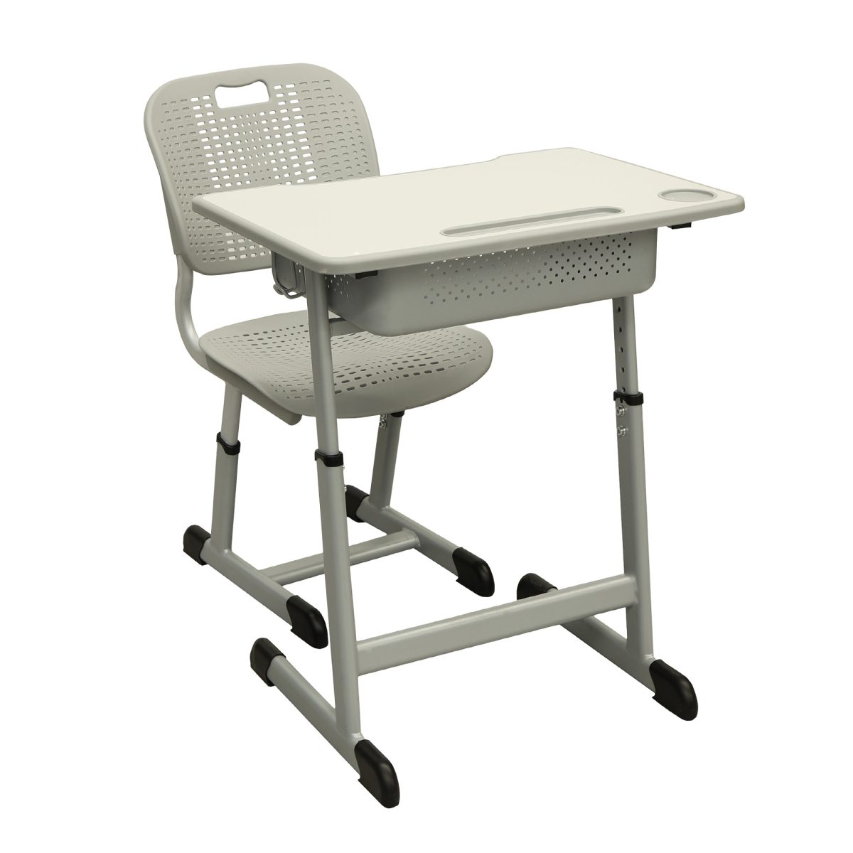 Banca + scaun scolar A80-01 Grey - imagine 5