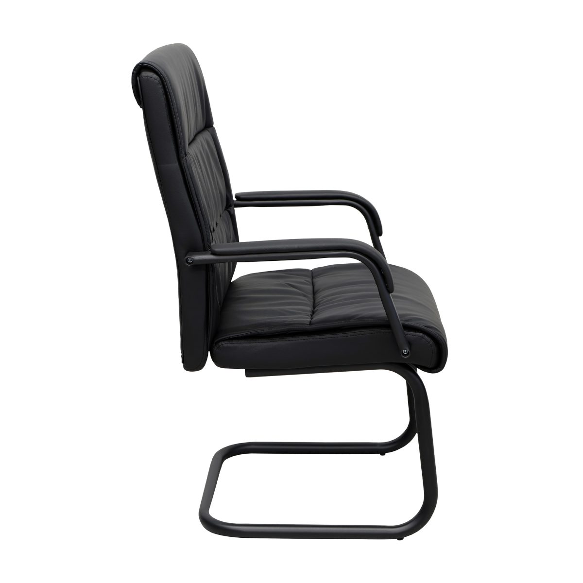 Scaun Birou F-81L~Black + Black Legs - imagine 6