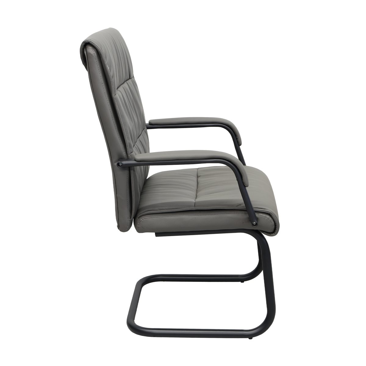 Scaun Birou F-81L~Grey + Black Legs - imagine 2