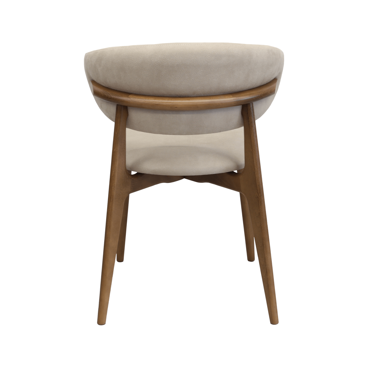 Scaun Roses~Mustang Krem+Oak Legs - imagine 5