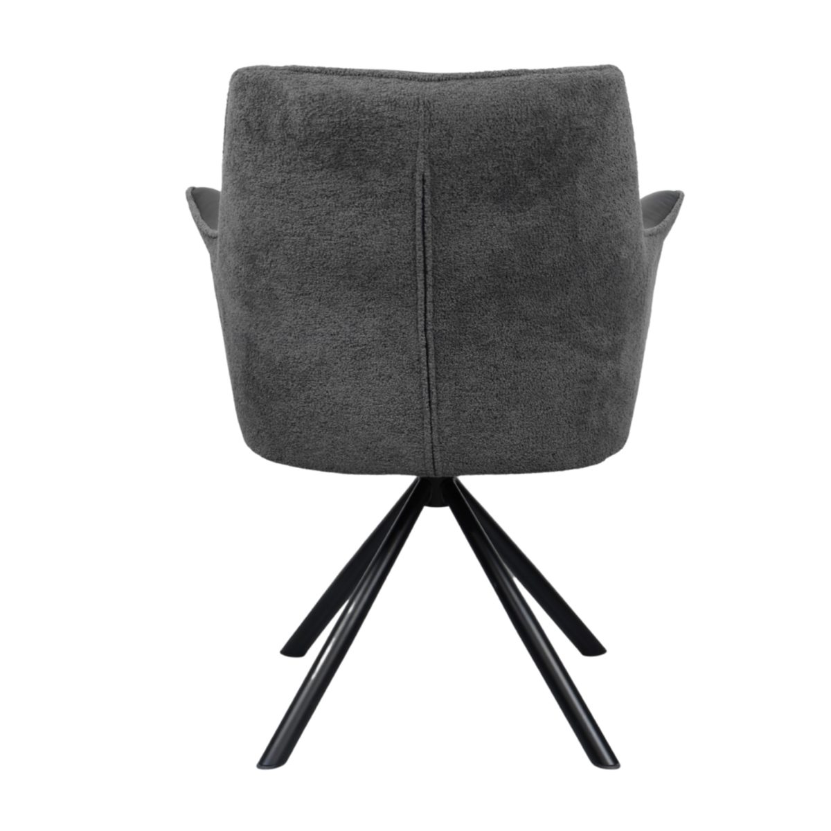 Scaun Blum Stofa-Piele Eco Dark Grey - imagine 2