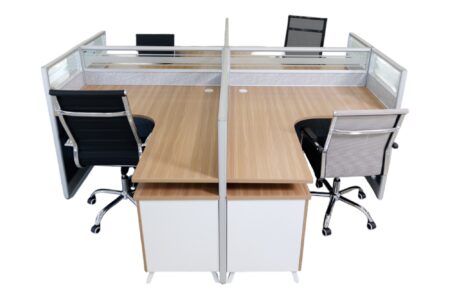 Masa Birou 4 locuri (Quatro Space El.) - imagine 2